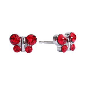 July Ruby Butterfly Surgical Stainless Steel