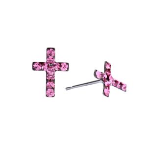 10mm Fuchsia Cross Surgical Stainless Steel