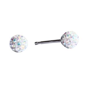 4.5mm AB Crystal Fireball Surgical Stainless Steel