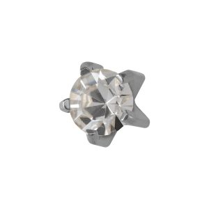 Regular April Crystal Tiffany Surgical Stainless Steel