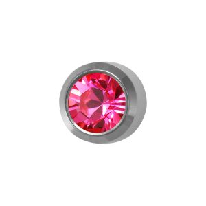 Regular October Rose Bezel Surgical Stainless Steel