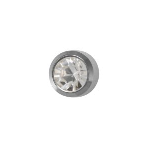 Mini April Crystal Bezel Surgical Stainless Steel