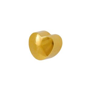 Mini Heart Gold Plated over Surgical Stainless Steel