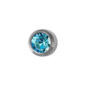 Mini March Aquamarine Bezel Surgical Stainless Steel
