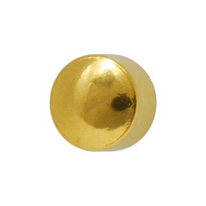 Large Ball Gold Plated over Surgical Stainless Steel