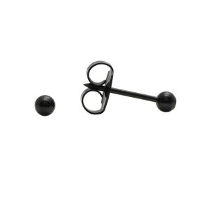 3mm Ball Black Surgical Stainless Steel