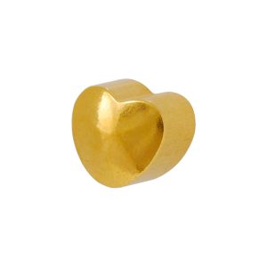 Regular Heart Gold Plated over Surgical Stainless Steel