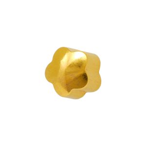 Regular Flower Gold Plated over Surgical Stainless Steel