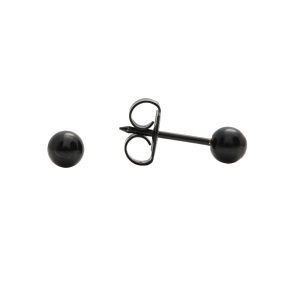 4mm Ball Black Surgical Stainless Steel