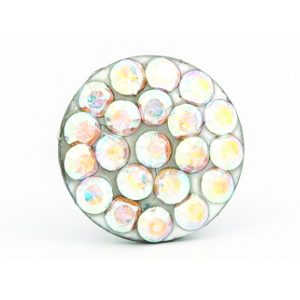 8mm AB Crystal Fire Disc Surgical Stainless Steel