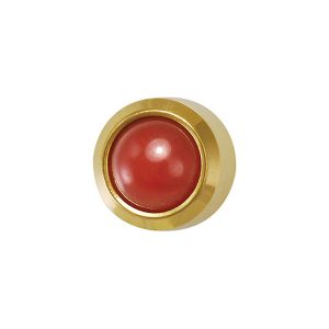 Regular Peach Pearl Gold Plated over Surgical Stainless Steel