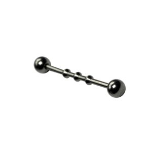 14G 1 1/4' Long Bar Surgical Stainless Steel